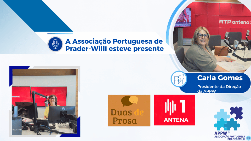 Carla Gomes leva a voz da Associação Portuguesa de Prader-Willi à Antena 1