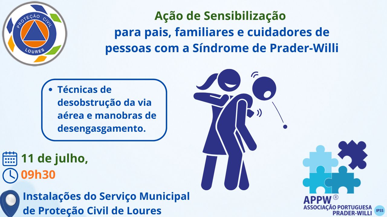 Formação em Técnicas de Desobstrução da Via Aérea e Manobras de Desengasgamento na Síndrome de Prader-Willi